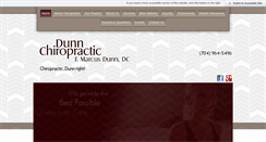 Desktop Screenshot of dunnchiropractic.com